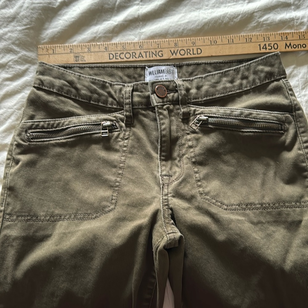William Rast(Founded by Justin Timberlake and Trace Ayala) Olive Pants waist 26”